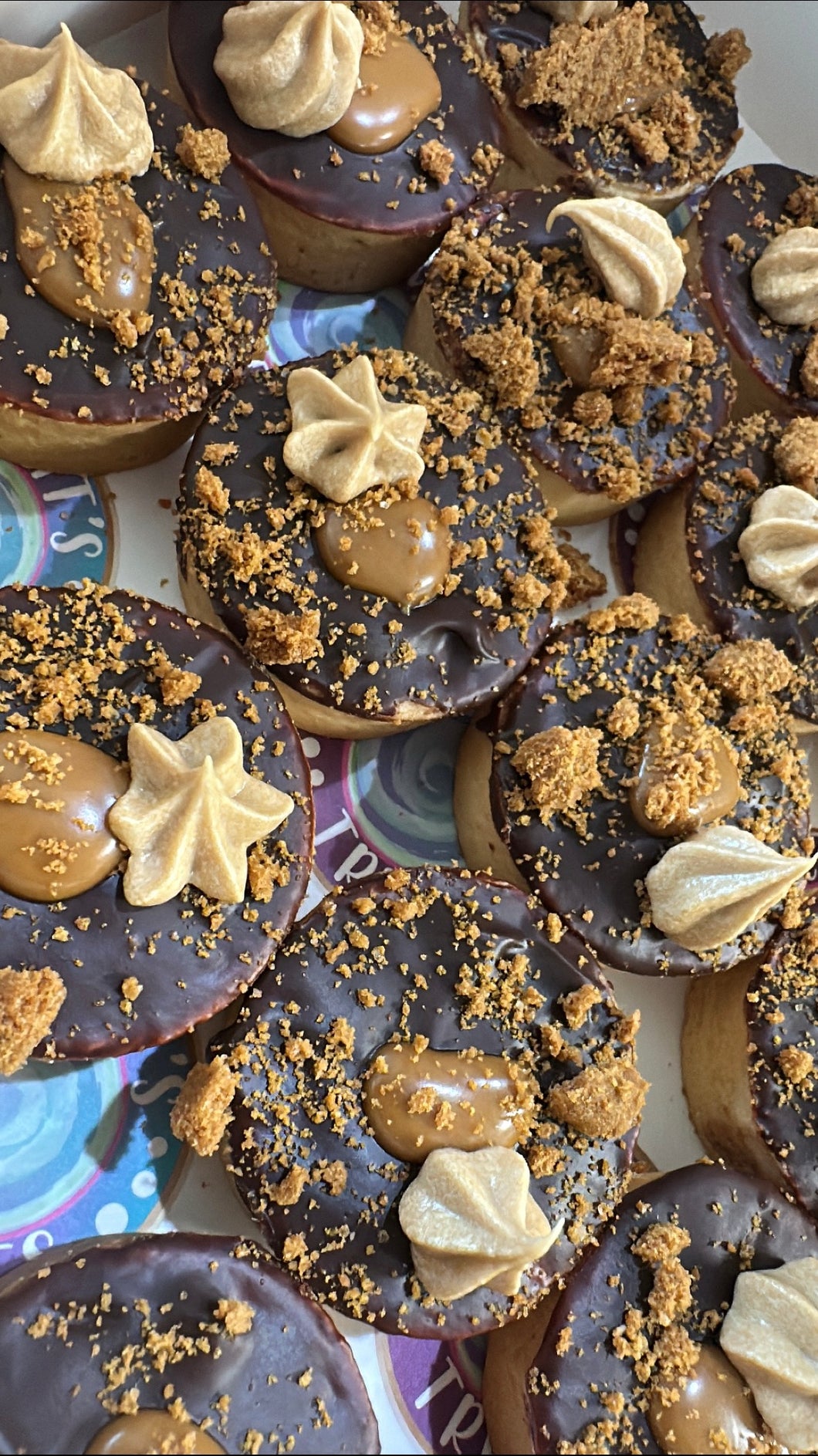 Biscoff Lotus & Chocolate Tartlets