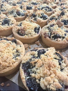 Blueberry Crumb Tartlets