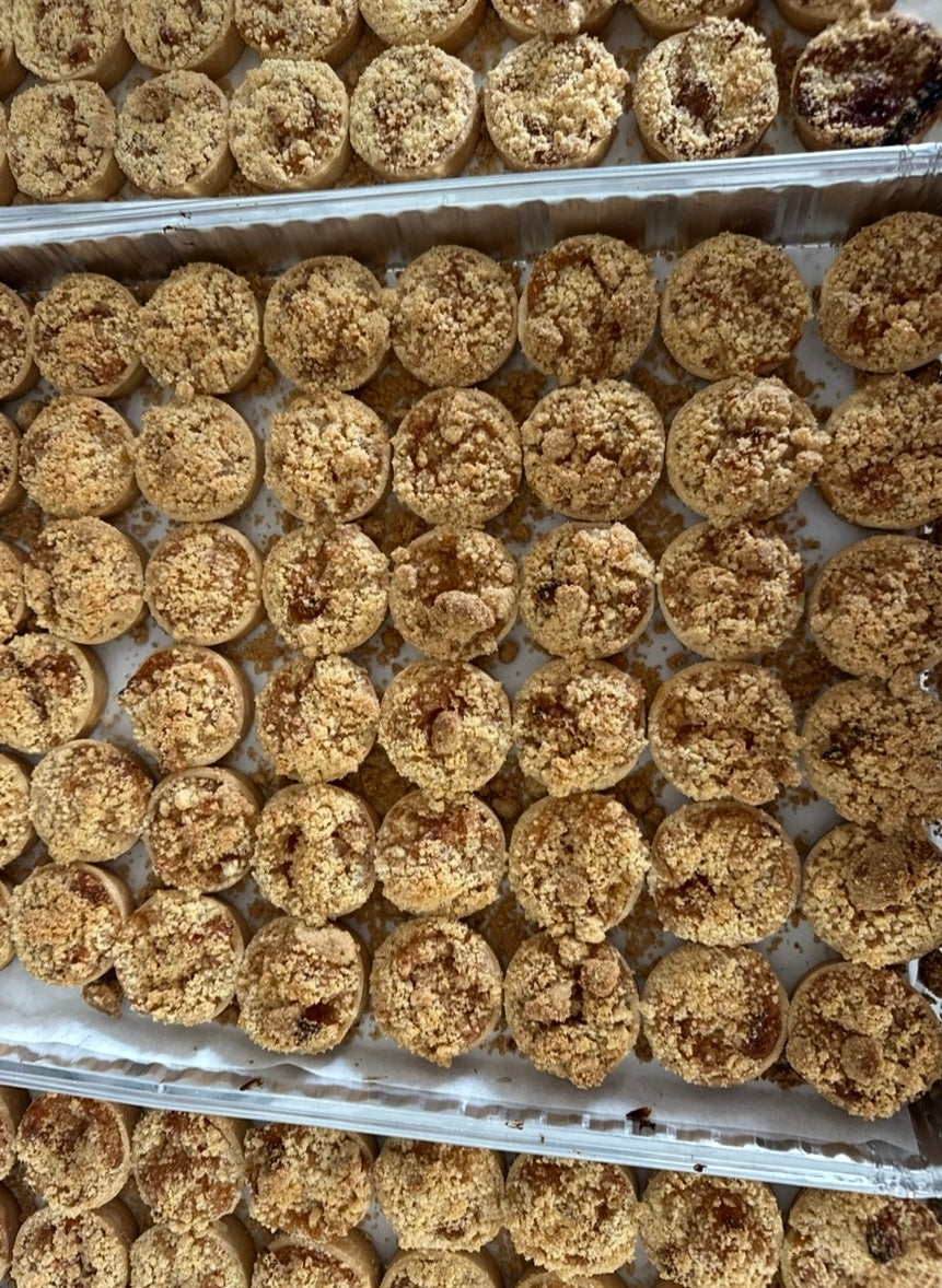 Apple Cranberry Crumb Tartlets
