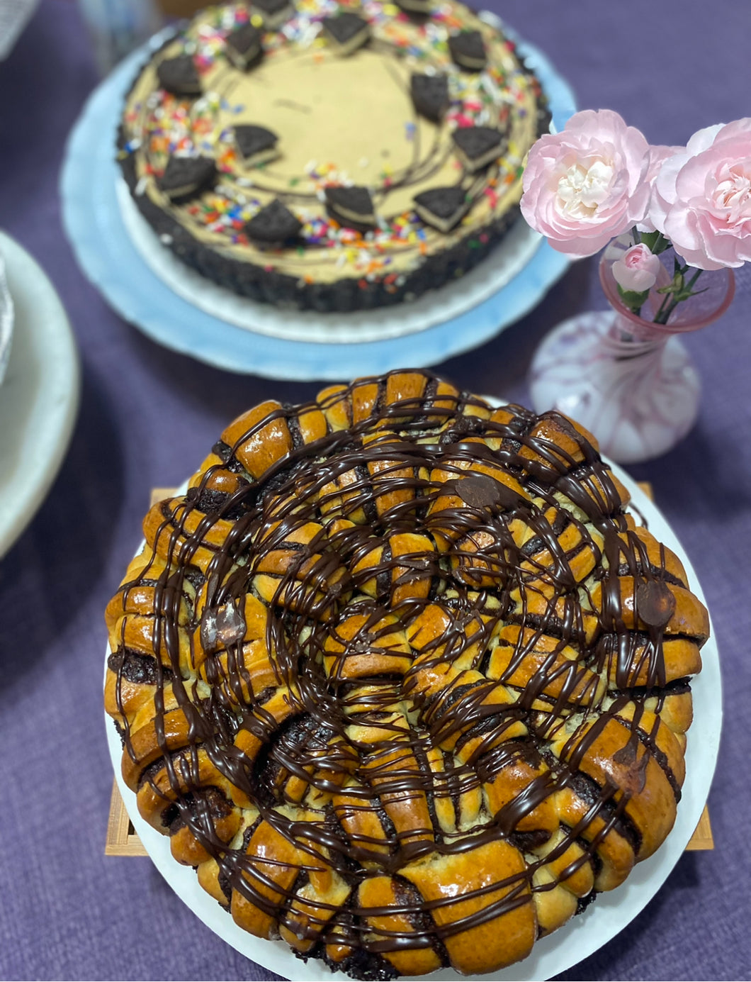 Pull Apart Chocolate Rugelach Cake