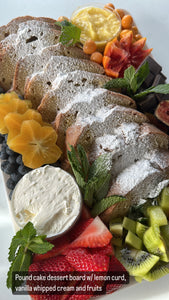 Pound Cake Dessert Board