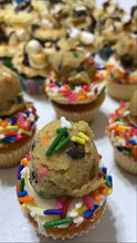 Load image into Gallery viewer, Funfetti Chocolate Chip Cookie Dough Cupcakes
