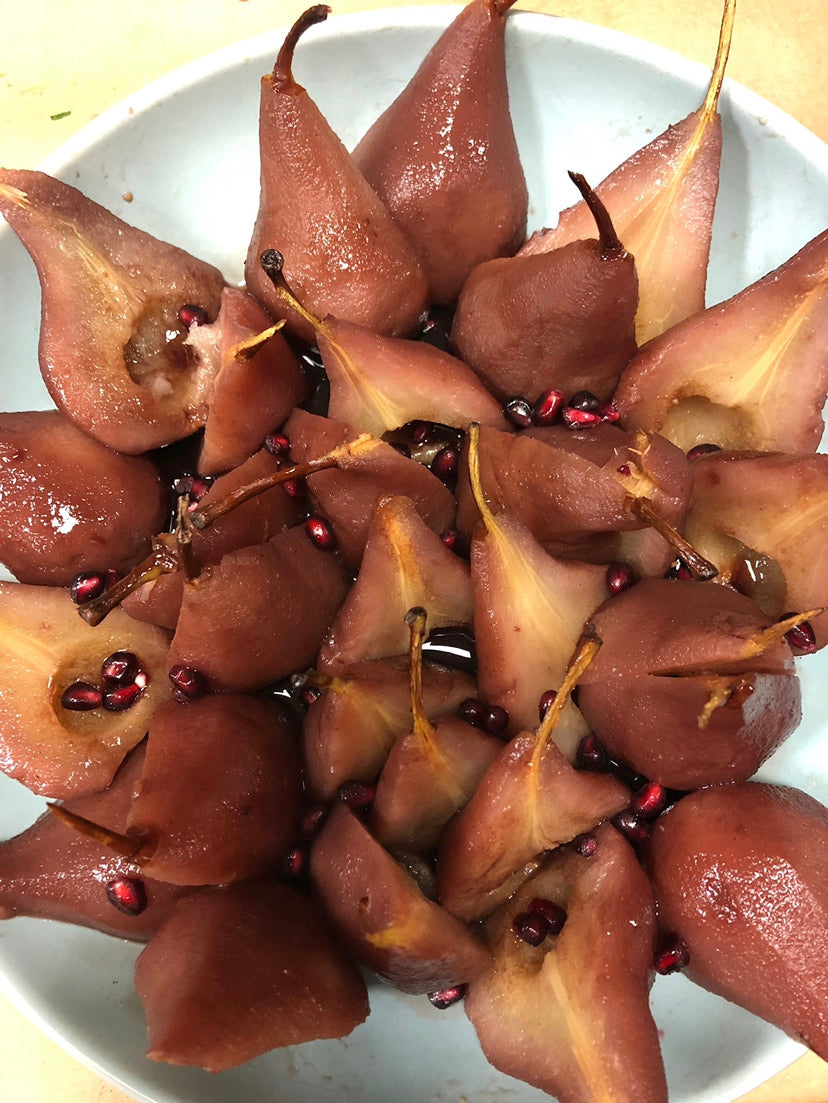 Poached Pears – Nechamit's Treats